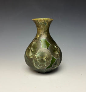 Iron Galaxy Crystalline Glazed Mini Vase 2