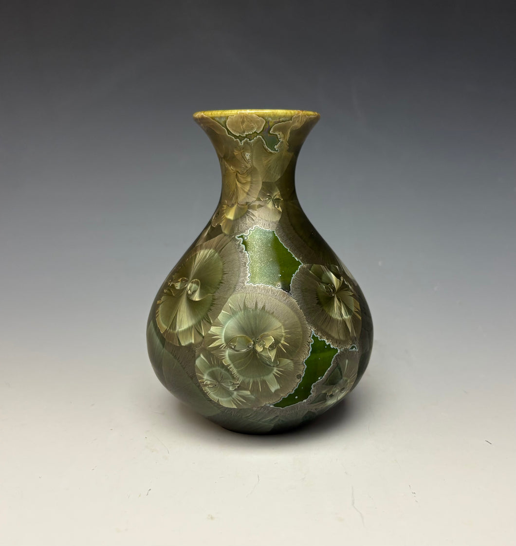 Iron Galaxy Crystalline Glazed Mini Vase 2