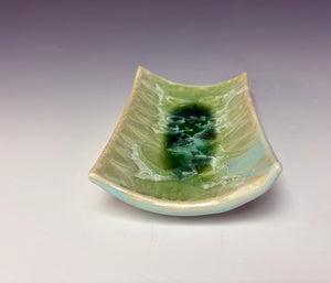 Crystalline Tray in Moss Green #1
