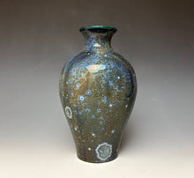 Load image into Gallery viewer, Cobalt Galaxy Crystalline Glazed Vase 5
