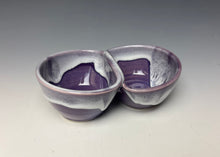Load image into Gallery viewer, Double Dip Dish- Purple
