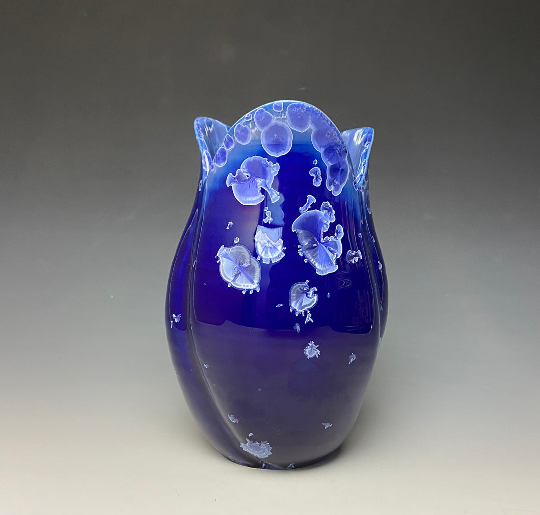 Tulip Vase- Winter Sky Blue #1