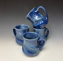 Load image into Gallery viewer, Deep Ocean Blue Swirly Mug
