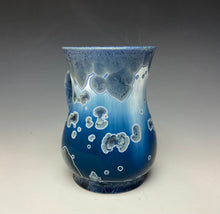 Load image into Gallery viewer, Crystalline Glazed Mug 16oz- Atlantic Storm Blue #1
