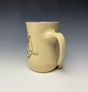 Fancy Pig Mug- Purple