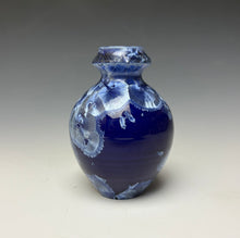 Load image into Gallery viewer, Winter Sky Blue Crystalline Glazed Mini Vase #5
