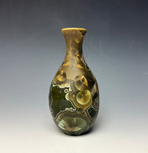 Load image into Gallery viewer, Iron Galaxy Crystalline Glazed Mini Vase 1
