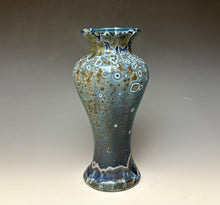 Load image into Gallery viewer, Cobalt Galaxy Crystalline Glazed Vase 7

