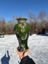 Load image into Gallery viewer, Iron Galaxy Crystalline Glazed Vase 2

