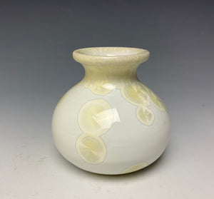 Crystalline Mini Vase in Ivory