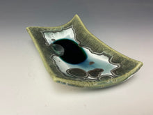 Load image into Gallery viewer, Crystalline Tray in Green and Silver #4
