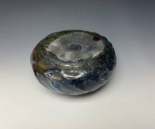 Load image into Gallery viewer, Blue Copper Raku AirPlant Vase #6
