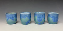 Load image into Gallery viewer, Light Teal Crystalline Sake Cup
