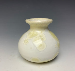 Crystalline Mini Vase in Ivory