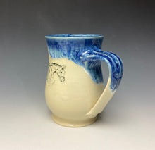 Load image into Gallery viewer, Jumping Horse &amp; Rider Mug- Deep Blue
