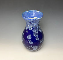 Load image into Gallery viewer, Winter Sky Blue Crystalline Glazed Vase 2
