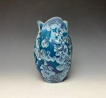 Load image into Gallery viewer, Tulip Vase- Atlantic Storm Blue #2
