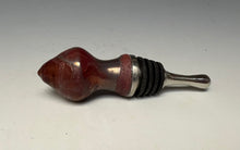 Load image into Gallery viewer, Crystalline Glazed Bottle Stopper- Ruby #4
