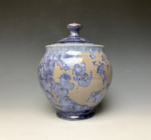 Load image into Gallery viewer, Periwinkle Crystalline Glazed Jar
