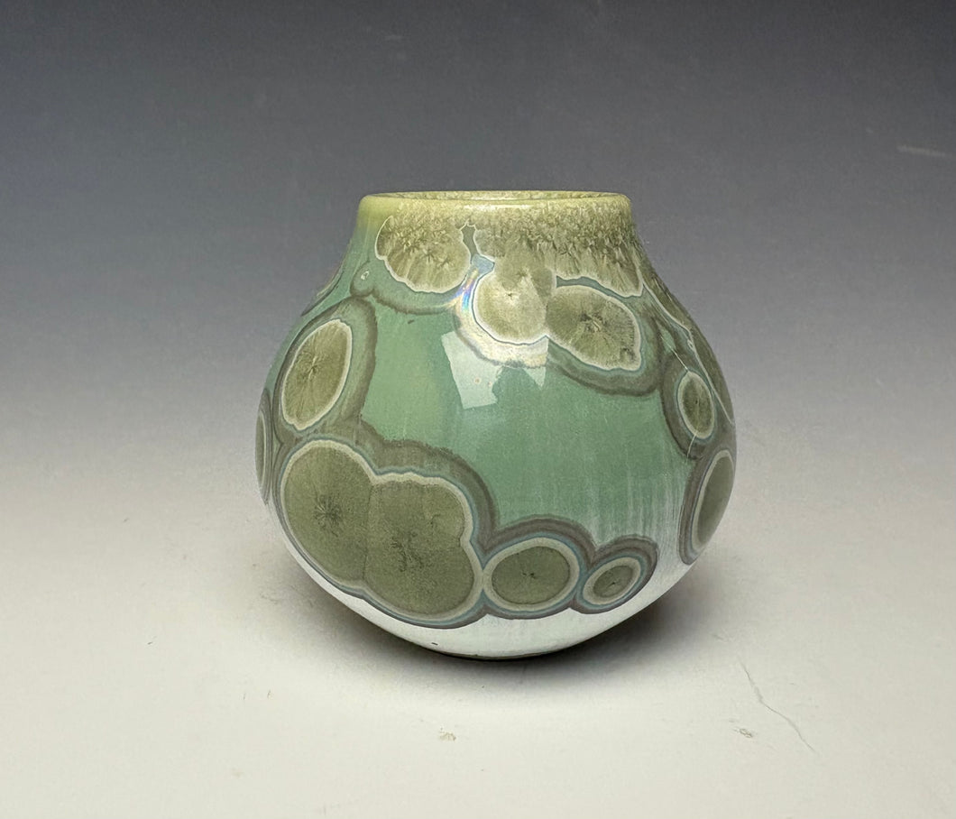 Wintergreen Crystalline Mini Vase 2