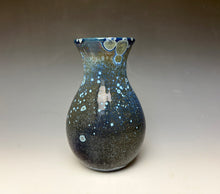 Load image into Gallery viewer, Cobalt Galaxy Crystalline Glazed Vase 2
