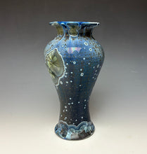 Load image into Gallery viewer, Cobalt Galaxy Crystalline Glazed Vase 7
