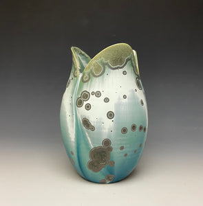 Tulip Vase- Wintergreen #1