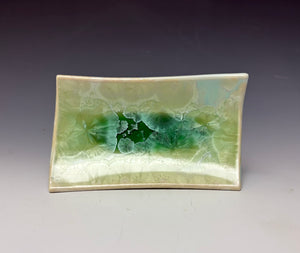 Crystalline Tray in Moss Green #1