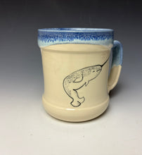 Load image into Gallery viewer, Narwhal Mug- Deep Blue
