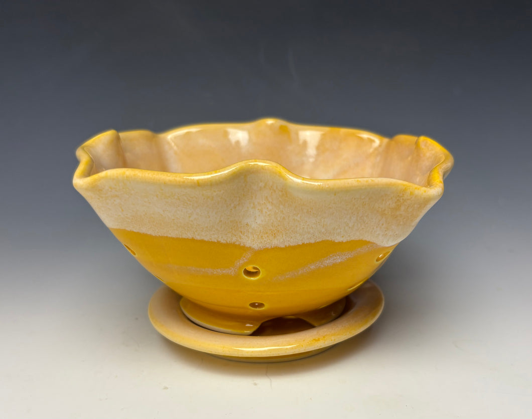 Sunshine Yellow Lotus Berry Bowl #2