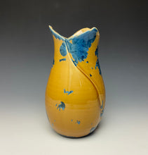 Load image into Gallery viewer, Tulip Vase- Blue and Orange #7
