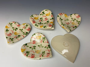 Mini Heart Dish- Lovebirds