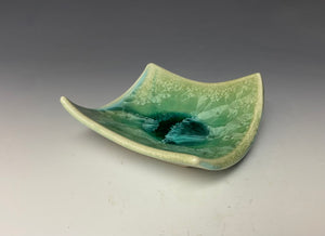 Crystalline Tray in Light Green