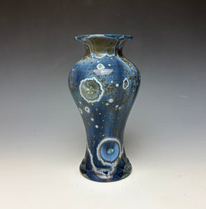 Cobalt Galaxy Crystalline Glazed Vase 2