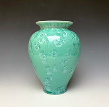 Load image into Gallery viewer, Light Green Crystalline Glazed Vase #3
