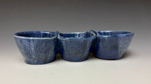 Load image into Gallery viewer, Triple Dip Dish- Deep Blue
