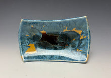 Load image into Gallery viewer, Crystalline Tray in Blue and Orange
