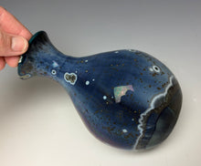 Load image into Gallery viewer, Cobalt Galaxy Crystalline Glazed Mini Vase 6
