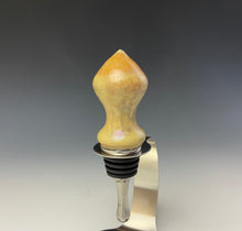 Load image into Gallery viewer, Crystalline Glazed Bottle Stopper- Gold #2

