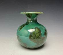 Load image into Gallery viewer, Emerald Green Crystalline Glazed Mini Vase 4
