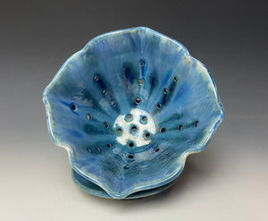 Microcrystalline Light Blue Lotus Berry Bowl