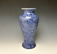 Load image into Gallery viewer, Periwinkle Crystalline Vase
