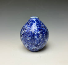 Load image into Gallery viewer, Winter Sky Blue Crystalline Glazed Mini Vase #2
