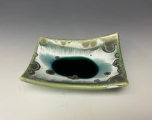 Load image into Gallery viewer, Crystalline Tray in Green and Silver #2
