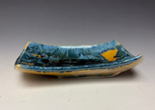 Load image into Gallery viewer, Crystalline Tray in Blue and Orange
