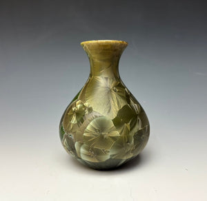 Iron Galaxy Crystalline Glazed Mini Vase 2