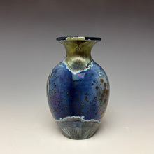 Load image into Gallery viewer, Cobalt Galaxy Crystalline Glazed Mini Vase 5
