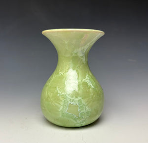 Crystalline Glazed Mini Vase - Mint Green