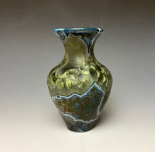Load image into Gallery viewer, Cobalt Galaxy Crystalline Glazed Mini Vase 14
