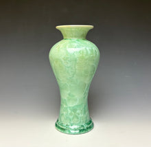 Load image into Gallery viewer, Crystalline Glazed Vase - Mint Green #3
